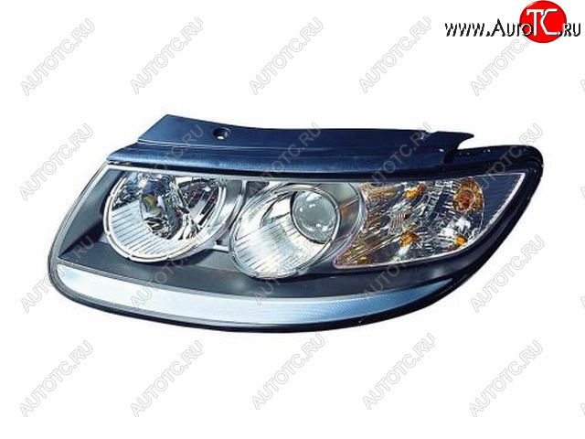 12 749 р. Правая фара (корректор) DEPO  Hyundai Santa Fe  CM (2006-2009) дорестайлинг  с доставкой в г. Пермь