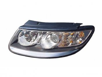 Левая фара (корректор) DEPO Hyundai Santa Fe  CM (2009-2012) рестайлинг
