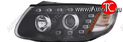 23 899 р. SANTA FE ФАРА Л+П (КОМПЛЕКТ) ТЮНИНГ (DEVIL EYES) ЛИНЗОВАН С СВЕТЯЩ ОБОДК МЕХАН (EAGLE EYES) ВНУТРИ ЧЕРН EAGLE EYES hnsfe06-005-n  с доставкой в г. Пермь