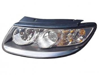 Левая фара (c электрокорректором) BODYPARTS Hyundai Santa Fe  CM (2006-2009) дорестайлинг