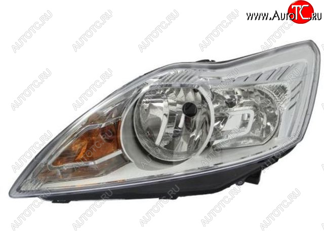 8 999 р. Левая фара (c электрокорректором) DEPO Ford Focus 2 седан рестайлинг (2007-2011)  с доставкой в г. Пермь