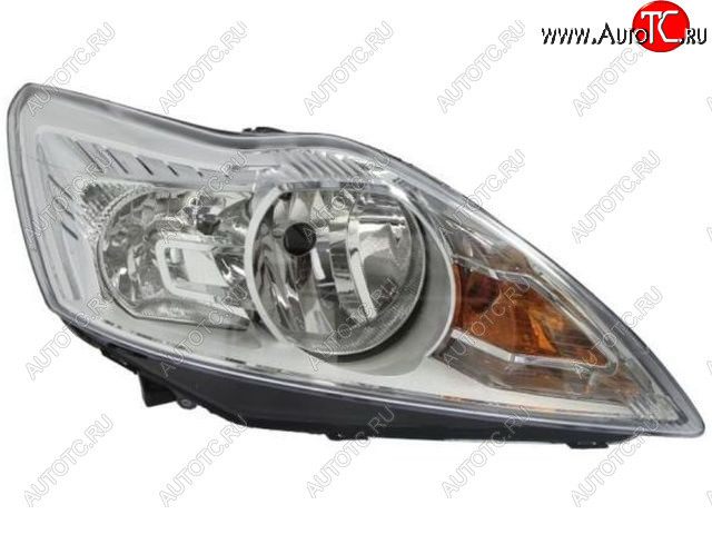 8 999 р. Правая фара (c электрокорректором) DEPO  Ford Focus  2 (2007-2011) седан рестайлинг  с доставкой в г. Пермь