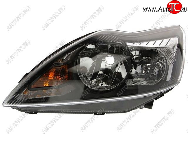 8 999 р. Левая фара (c электрокорректором) DEPO Ford Focus 2 седан рестайлинг (2007-2011)  с доставкой в г. Пермь