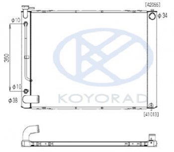 11 399 р. RX300 РАДИАТОР ОХЛАЖДЕН AT 3 3.3 (KOYO) ПОЛНОСТЬЮ АЛЮМИН KOYORAD lxrx303-910a  с доставкой в г. Пермь. Увеличить фотографию 1
