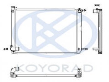 14 899 р. RX300 {HIGHLANDER 05-} РАДИАТОР ОХЛАЖДЕН ГИБРИД AT 3.3 (KOYO) KOYORAD lxrx303-911  с доставкой в г. Пермь. Увеличить фотографию 1