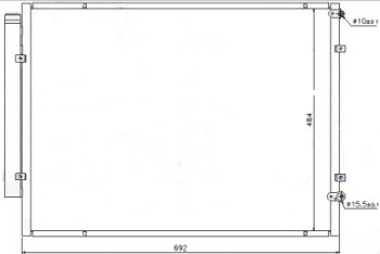 3 599 р. RX300 (RX330HARIERHIGHLANDER 05-) КОНДЕНСАТОР КОНДИЦ 3.3 BODYPARTS lxrx305-931  с доставкой в г. Пермь. Увеличить фотографию 1