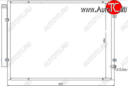 3 599 р. RX300 (RX330HARIERHIGHLANDER 05-) КОНДЕНСАТОР КОНДИЦ 3.3 BODYPARTS lxrx305-931  с доставкой в г. Пермь