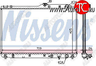 7 599 р. CAMRY (LX ES300) РАДИАТОР ОХЛАЖДЕН ПРАВ НИЖН ВЫХОД С ГОРЛОВИН AT 3 (2 ряд) BODYPARTS tycam92-910-r  с доставкой в г. Пермь