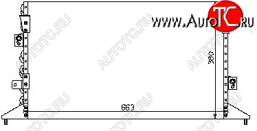 8 449 р. CAMRY (LX ES300) КОНДЕНСАТОР КОНДИЦ (R12) BODYPARTS tycam92-930  с доставкой в г. Пермь