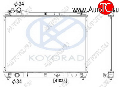 12 999 р. G.VITARA РАДИАТОР ОХЛАЖДЕН 2 MT (KOYO) KOYORAD szgvt06-910  с доставкой в г. Пермь
