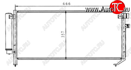 4 199 р. FORESTER КОНДЕНСАТОР КОНДИЦ BODYPARTS sbfor03-931  с доставкой в г. Пермь