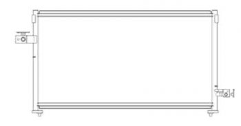 FORESTER КОНДЕНСАТОР КОНДИЦ (см.каталог) BODYPARTS sbfor99-930