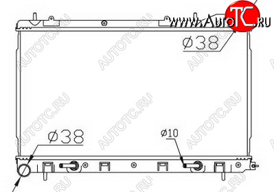 4 699 р. FORESTER РАДИАТОР ОХЛАЖДЕН AT 2 БЕЗ ГОРЛОВИН BODYPARTS sbfor99-911  с доставкой в г. Пермь
