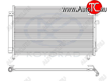 5 799 р. FORESTER КОНДЕНСАТОР КОНДИЦ (KOYO) KOYORAD sbfor03-930  с доставкой в г. Пермь