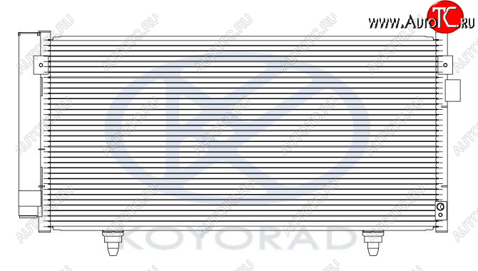 5 999 р. IMPREZA {FORESTER 07-} КОНДЕНСАТОР КОНДИЦ (KOYO) KOYORAD sbimp07-930  с доставкой в г. Пермь