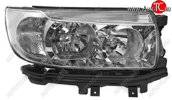 17 549 р. Правая фара (c электрокорректором) DEPO  Subaru Forester  SG (2005-2008) рестайлинг  с доставкой в г. Пермь