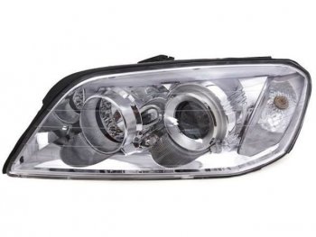 Левая фара (c электрокорректором) DEPO Chevrolet Captiva (2006-2011)  дорестайлинг