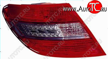 7 249 р. Левый фонарь (диодный) DEPO Mercedes-Benz C-Class W204 дорестайлинг седан (2007-2011)  с доставкой в г. Пермь