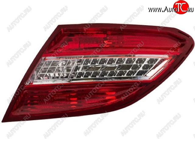 7 249 р. Правый фонарь (диодный) DEPO Mercedes-Benz C-Class W204 дорестайлинг седан (2007-2011)  с доставкой в г. Пермь