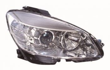 Правая фара (c электрокорректором) DEPO Mercedes-Benz C-Class  W204 (2007-2011) дорестайлинг седан