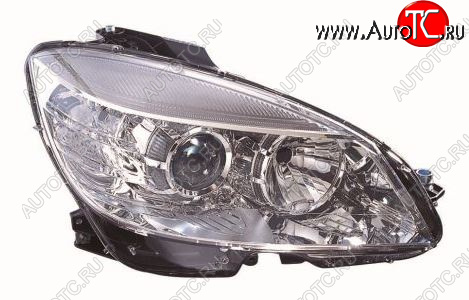 15 299 р. Правая фара (c электрокорректором) DEPO Mercedes-Benz C-Class W204 дорестайлинг седан (2007-2011)  с доставкой в г. Пермь