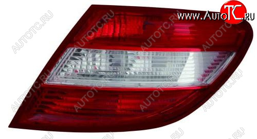 6 599 р. Правый фонарь DEPO Mercedes-Benz C-Class W204 дорестайлинг седан (2007-2011)  с доставкой в г. Пермь