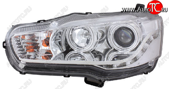 30 599 р. LANCER ФАРА Л+П (КОМПЛЕКТ) ТЮНИНГ ЛИНЗОВАН (DEVIL EYES) С СВЕТЯЩ ОБОДК БЕЗ КОРРЕКТОР (EAGLE EYES) ВНУТРИ ХРОМ EAGLE EYES mblan07-002h-n  с доставкой в г. Пермь