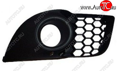 619 р. Правая вставка переднего бампера (с отверстием под ПТФ, пр-во Китай) BODYPARTS  Mitsubishi Lancer  10 CY (2011-2017) седан рестайлинг  с доставкой в г. Пермь