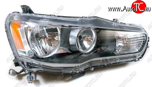 8 899 р. Правая фара (под корректор) DEPO Mitsubishi Lancer 10 CY седан дорестайлинг (2007-2010)  с доставкой в г. Пермь