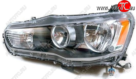 8 899 р. Левая фара (под корректор) DEPO  Mitsubishi Lancer  10 CY (2007-2010) седан дорестайлинг  с доставкой в г. Пермь