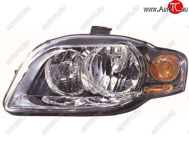 7 499 р. Левая фара (c электрокорректором) DEPO Audi A4 B7 седан (2004-2008)  с доставкой в г. Пермь