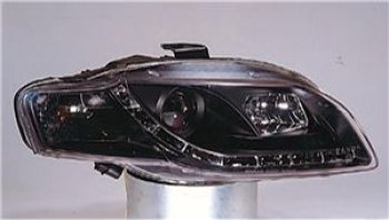 37 649 р. AUDI A4 ФАРА Л+П (КОМПЛЕКТ) ТЮНИНГ (DEVIL EYES) (SONAR) ЛИНЗОВАН С РЕГ.МОТОР ВНУТРИ ЧЕРН SONAR ai0a405-003b-n  с доставкой в г. Пермь. Увеличить фотографию 1