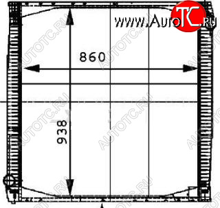 13 599 р. SCANIA 114 (860 x 920 x 40 mm) РАДИАТОР ОХЛАЖДЕН (см.каталог) BODYPARTS sc11496-911  с доставкой в г. Пермь