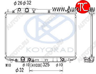 7 999 р. CIVIC {375x695 мм} РАДИАТОР ОХЛАЖДЕН (СЕДАН) (ХЭТЧБЭК) AT (KOYO) KOYORAD hdcvc06-912  с доставкой в г. Пермь