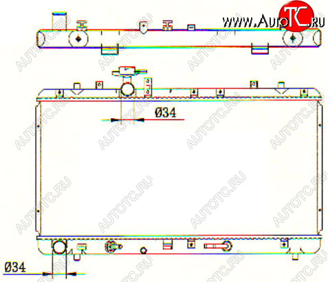 6 549 р. SX-4 РАДИАТОР ОХЛАЖДЕН 1.5 1.6 AT BODYPARTS szsx406-912  с доставкой в г. Пермь