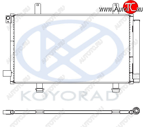 10 249 р. SX-4 КОНДЕНСАТОР КОНДИЦ (см.каталог) KOYORAD szsx406-932  с доставкой в г. Пермь