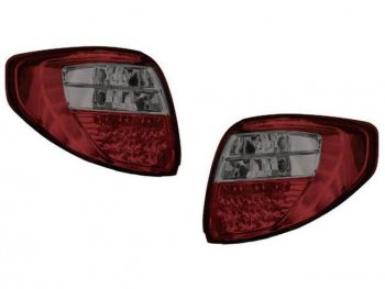 SX-4 ФОНАРЬ ЗАДН ВНЕШН Л+П (КОМПЛЕКТ) (5 дв) ТЮНИНГ ДИОД (JUNYAN) ТОНИР КРАСН-XРОМ JUNYAN szsx406-744rh-n