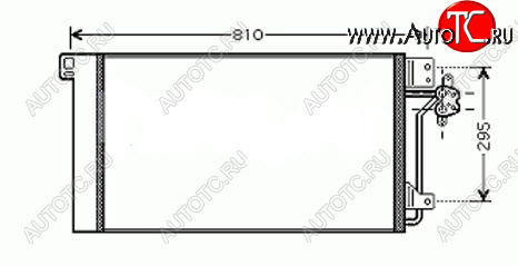 3 599 р. TRANSPORTER КОНДЕНСАТОР КОНДИЦ BODYPARTS vwtrn03-931  с доставкой в г. Пермь