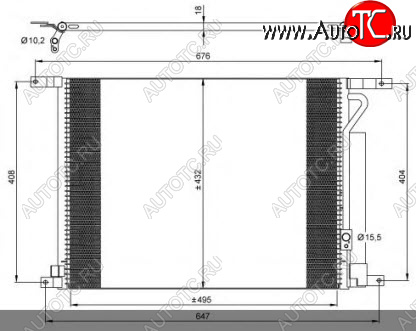 6 899 р. AVEO КОНДЕНСАТОР КОНДИЦ (см.каталог) (СЕДАН) (ХЭТЧБЭК) BODYPARTS cvave08-931  с доставкой в г. Пермь
