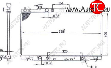 4 999 р. CR-V РАДИАТОР ОХЛАЖДЕН AT BODYPARTS hdcrv07-911  с доставкой в г. Пермь