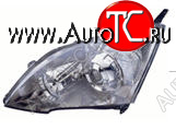 12 449 р. Левая фара (под корректор, линзован) DEPO  Honda CR-V  RE1,RE2,RE3,RE4,RE5,RE7 (2007-2010) дорестайлинг  с доставкой в г. Пермь