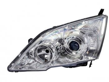 Левая фара (под корректор, линзован) DEPO Honda CR-V  RE1,RE2,RE3,RE4,RE5,RE7 (2007-2010) дорестайлинг