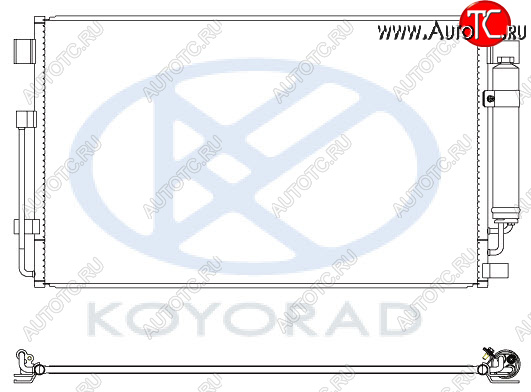 14 949 р. TEANA {13-} КОНДЕНСАТОР КОНДИЦ С ОСУШИТ. (KOYO) KOYORAD nnten08-932  с доставкой в г. Пермь