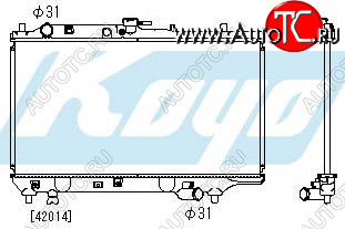 6 399 р. 323F РАДИАТОР ОХЛАЖДЕН MT 1.6 1.8 (5 дв) (KOYO) KOYORAD mz32f90-911  с доставкой в г. Пермь