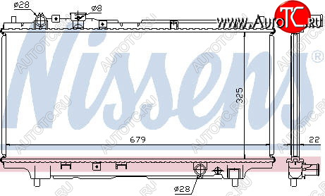 5 699 р. 323 РАДИАТОР ОХЛАЖДЕН MT 1.6 (1 ряд) BODYPARTS mz32394-913  с доставкой в г. Пермь