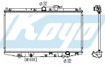 ACCORD (СDPRELUDE 97-) РАДИАТОР ОХЛАЖДЕН MT 2.2 (1 ряд) АЛЮМИН BODYPARTS hdacr94-912a