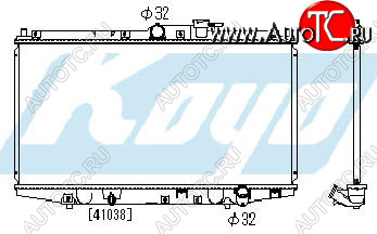 10 599 р. ACCORD (СDPRELUDE 97-) РАДИАТОР ОХЛАЖДЕН MT 2.2 (1 ряд) АЛЮМИН BODYPARTS hdacr94-912a  с доставкой в г. Пермь