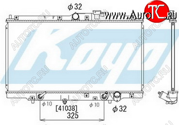 4 999 р. ACCORD {CDPRELUDE 97-} РАДИАТОР ОХЛАЖДЕН AT 2 2.2 (KOYO) KOYORAD hdacr94-911  с доставкой в г. Пермь