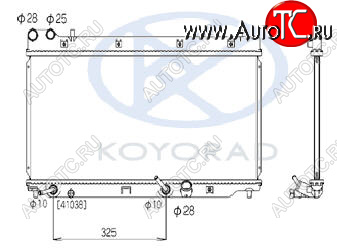 7 349 р. JAZZ {FIT} РАДИАТОР ОХЛАЖДЕН (KOYO) AT KOYORAD hdjaz01-912  с доставкой в г. Пермь