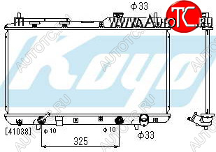 5 799 р. CR-V РАДИАТОР ОХЛАЖДЕН AT 2 (1 ряд) АЛЮМИН (KOYO) KOYORAD hdcrv96-912  с доставкой в г. Пермь